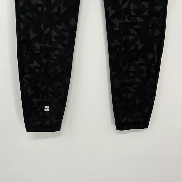 NWT Sweaty Betty All Day 7/8 Length Emboss leggings Black XS Athleisure Active - Picture 6 of 11